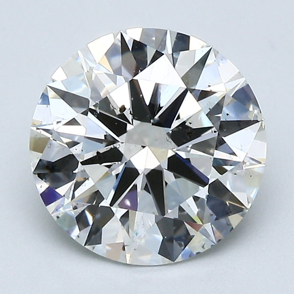 2.81 Carat Round Brilliant Natural Mined Diamond H Color SI2 Clarity With GIA Certificate, natural diamonds, precious stones, engagement diamonds