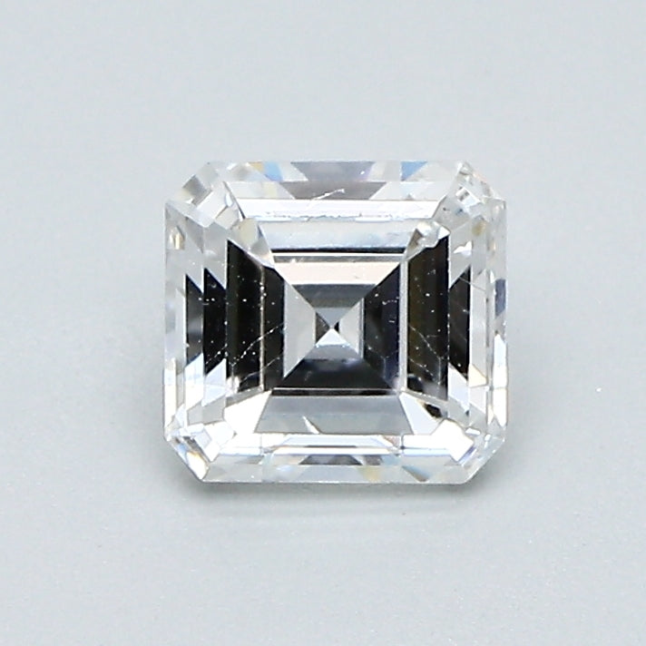 0.57 Carat Asscher Cut Natural Mined Diamond E Color SI1 Clarity With GIA Certificate, natural diamonds, precious stones, engagement diamonds