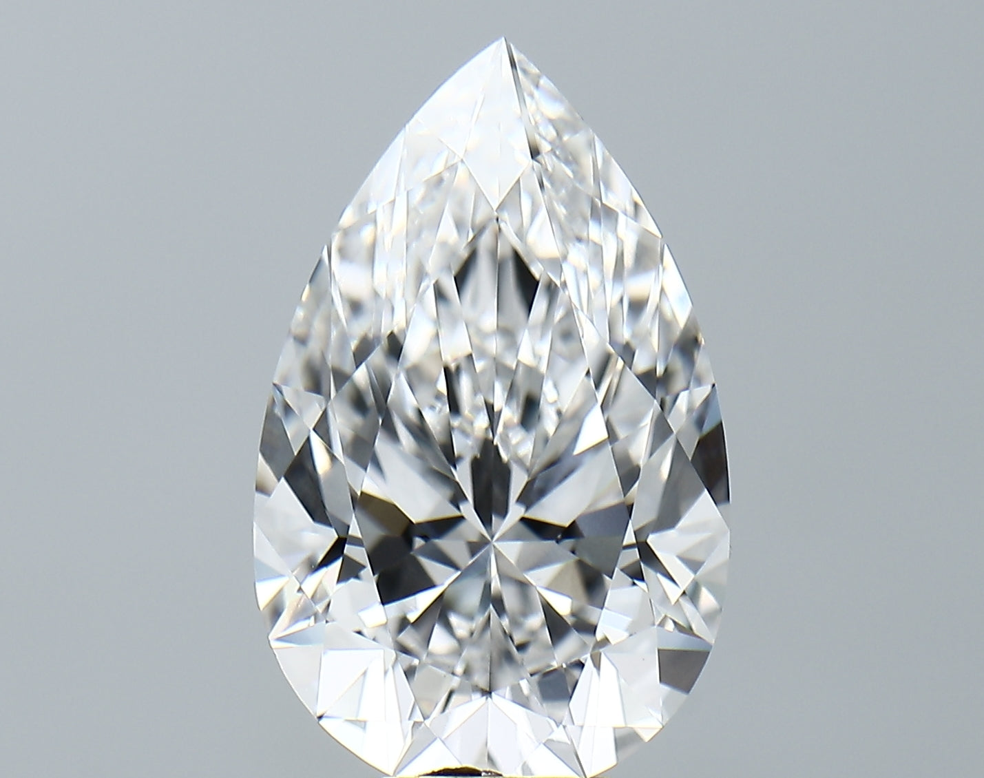 Lab-Grown 6.52 Carat Pear Shape Diamond color E Clarity VS1 With GIA Certificate, precious stones, engagement diamonds