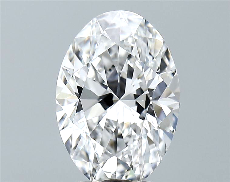 Lab-Grown 2.71 Carat Oval Shape Diamond color E Clarity VVS2 With GIA Certificate, precious stones, engagement diamonds