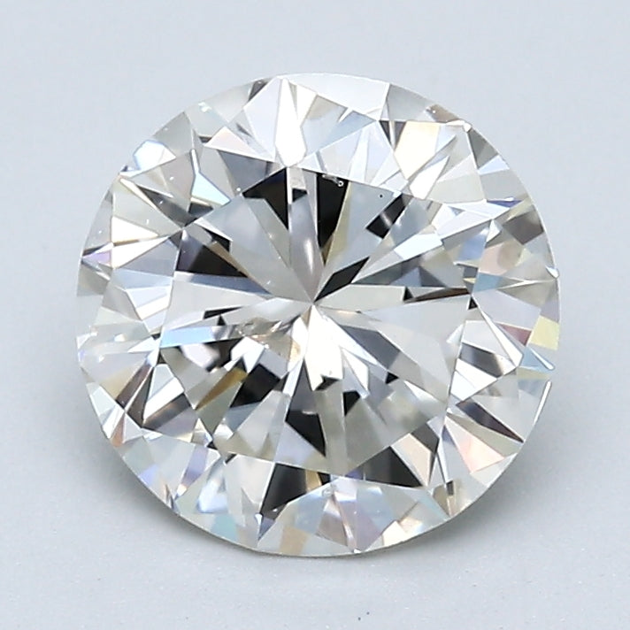 2.04 Carat Round Brilliant Diamond Natural J-I1 Loose GIA Certified, natural diamonds, precious stones, engagement diamonds