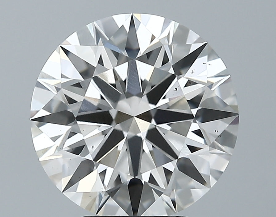 Lab-Grown 4.07 Carat Round Brilliant Diamond color G Clarity SI1 With GIA Certificate, precious stones, engagement diamonds