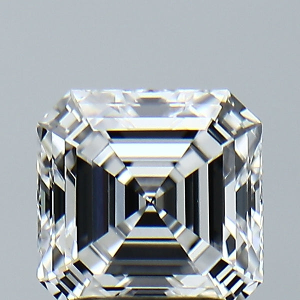Lab-Grown 2.17 Carat Asscher Cut Diamond color E Clarity VVS2, precious stones, engagement diamonds
