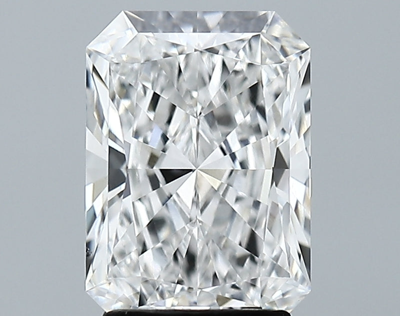 Lab-Grown 2.58 Carat Radiant Cut Diamond color E Clarity VS1 With GIA Certificate, precious stones, engagement diamonds