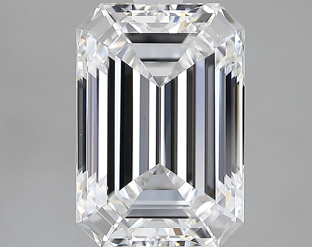 Lab-Grown 3.07 Carat Emerald Cut Diamond color D Clarity VVS2, precious stones, engagement diamonds