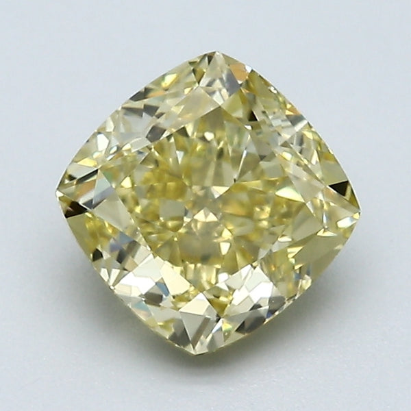 1.50 Carat Cushion Brilliant Natural Mined Diamond Fancy Deep  Yellow Color SI2 Clarity With GIA Certificate, natural diamonds, precious stones, engagement diamonds
