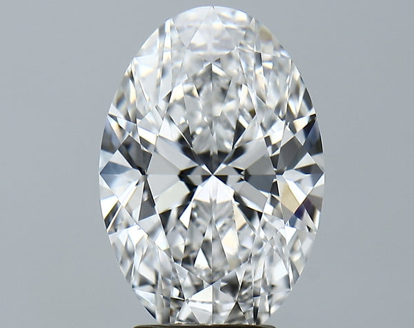 Lab-Grown 4.12 Carat Oval Shape Diamond color E Clarity VVS2 With GIA Certificate, precious stones, engagement diamonds