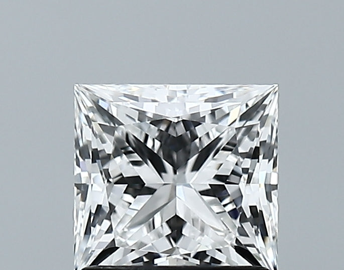 Lab-Grown 1.36 Carat Princess Cut Diamond color E Clarity VVS2 With GIA Certificate, precious stones, engagement diamonds