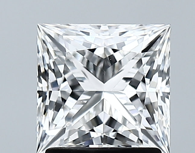 Lab-Grown 1.74 Carat Princess Cut Diamond color E Clarity VS1 With GIA Certificate, precious stones, engagement diamonds