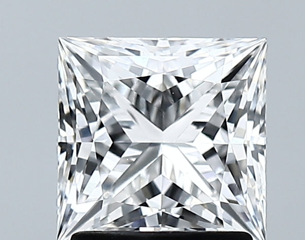 Lab-Grown 1.74 Carat Princess Cut Diamond color E Clarity VS1 With GIA Certificate, precious stones, engagement diamonds