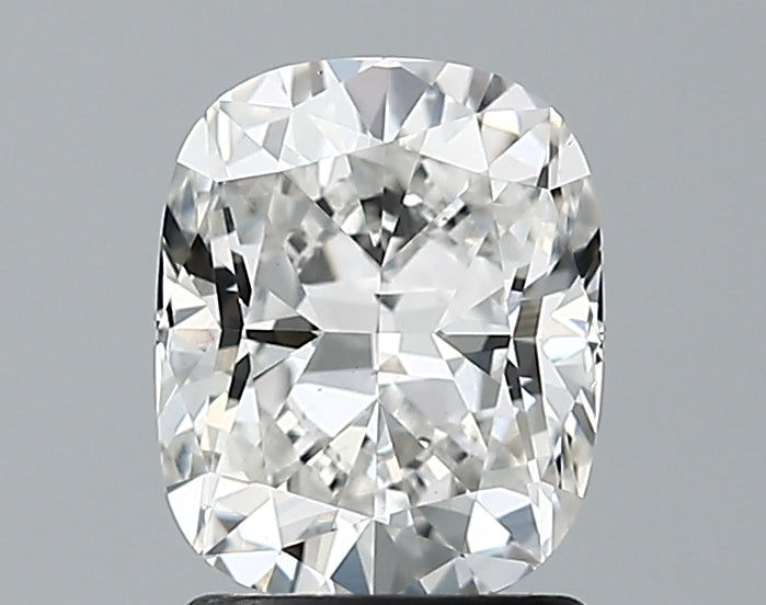 Lab-Grown 1.51 Carat Cushion Modified Brilliant Cut Diamond color F Clarity VVS2 With GIA Certificate, precious stones, engagement diamonds
