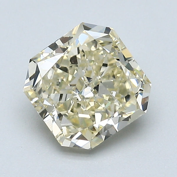 1.37 Carat Radiant Cut Natural Mined Diamond Fancy Light Brownish Yellow Color VS2 Clarity With GIA Certificate, natural diamonds, precious stones, engagement diamonds