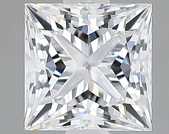 Lab-Grown 1.08 Carat Princess Cut Diamond color D Clarity VVS2, precious stones, engagement diamonds