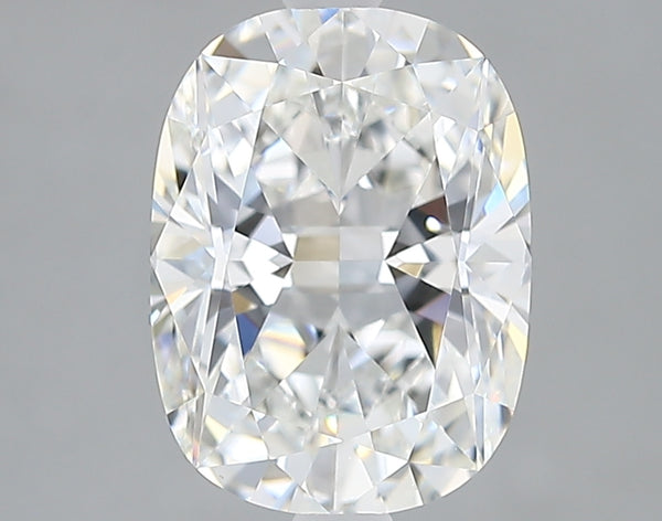 Lab-Grown 2.11 Carat Cushion Modified Brilliant Cut Diamond color E Clarity VVS1, precious stones, engagement diamonds