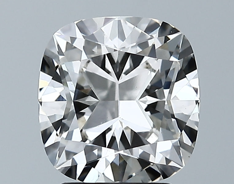 Lab-Grown 2.54 Carat Cushion Modified Brilliant Cut Diamond color H Clarity VS1 With GIA Certificate, precious stones, engagement diamonds