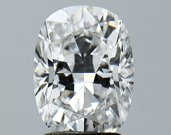 Lab-Grown 2.33 Carat Cushion Brilliant Diamond color E Clarity VVS2, precious stones, engagement diamonds