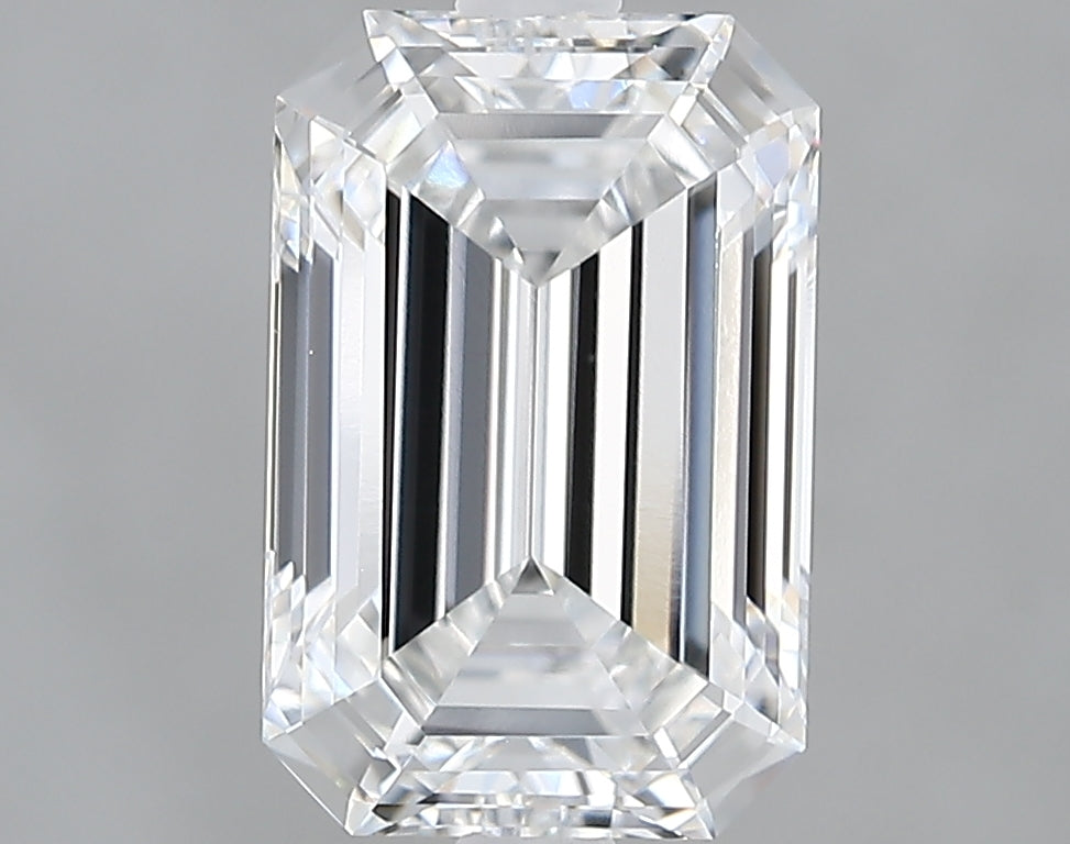 Lab-Grown 2.37 Carat Emerald Cut Diamond color E Clarity VVS2 With GIA Certificate, precious stones, engagement diamonds