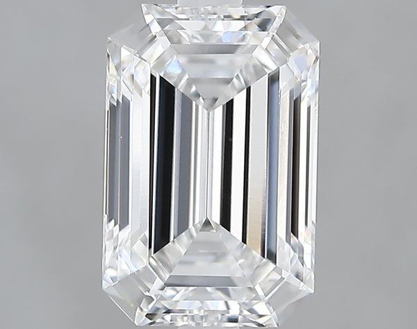 Lab-Grown 2.37 Carat Emerald Cut Diamond color E Clarity VVS2 With GIA Certificate, precious stones, engagement diamonds
