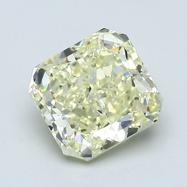 1.29 Carat Radiant Cut Natural Mined Diamond Fancy Light  Yellow Color VVS1 Clarity With GIA Certificate, natural diamonds, precious stones, engagement diamonds