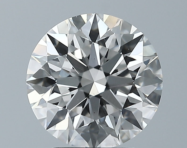 Lab-Grown 2.60 Carat Round Brilliant Diamond color F Clarity VS1 With GIA Certificate, precious stones, engagement diamonds