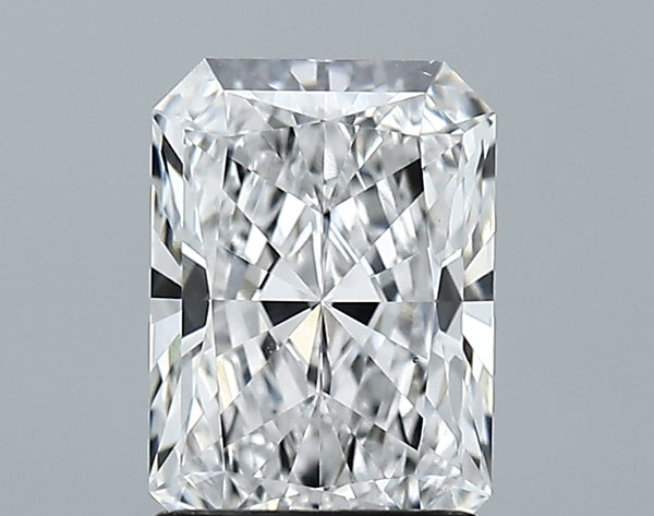 Lab-Grown 1.71 Carat Radiant Cut Diamond color D Clarity VS1 With GIA Certificate, precious stones, engagement diamonds