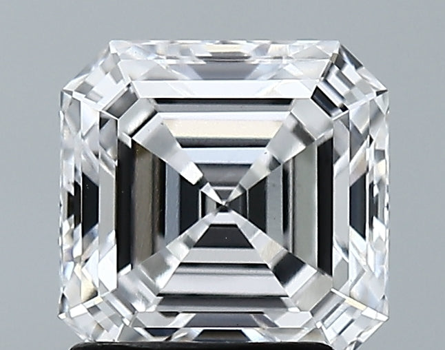 Lab-Grown 2.00 Carat Asscher Cut Diamond color E Clarity VS2 With GIA Certificate, precious stones, engagement diamonds