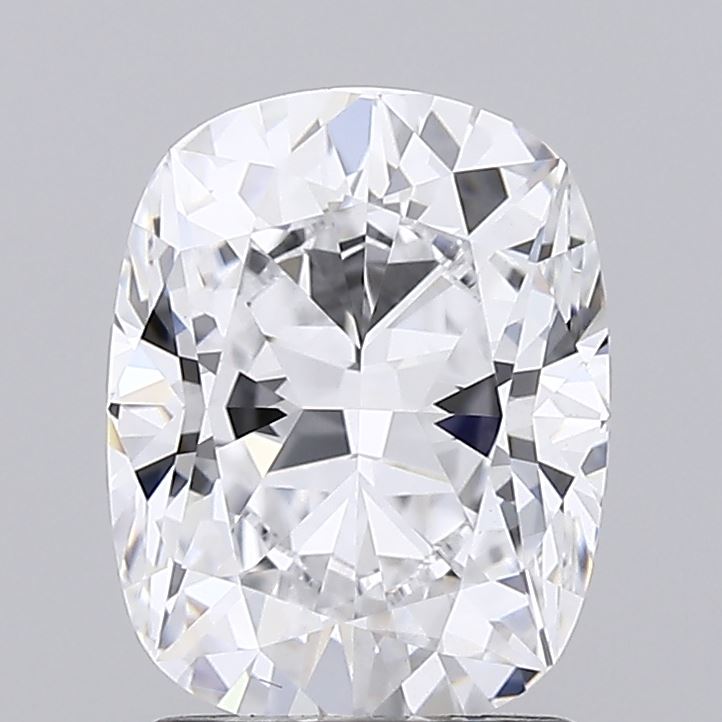Lab-Grown 2.02 Carat Cushion Modified Brilliant Cut Diamond color D Clarity VS2 With GIA Certificate, precious stones, engagement diamonds