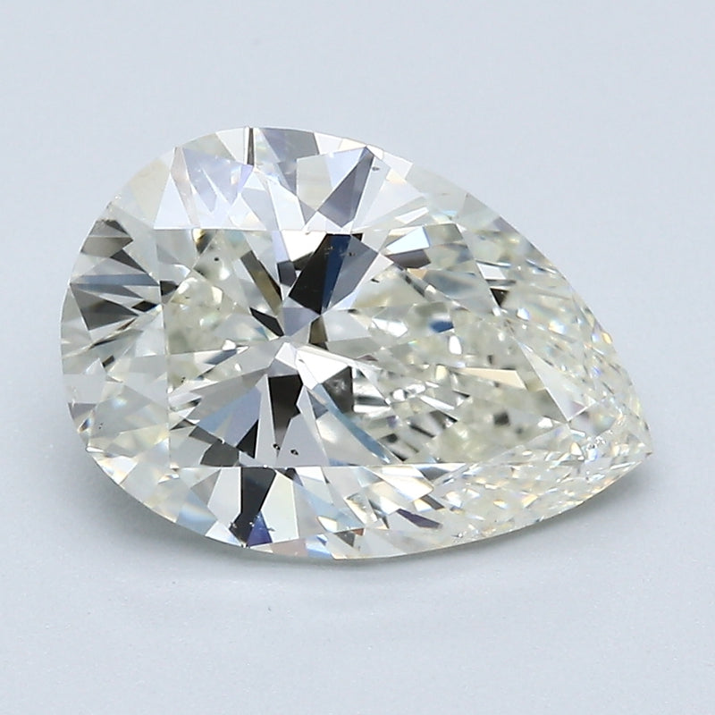 2.80 Carat Pear Shape Diamond color J Clarity SI2, natural diamonds, precious stones, engagement diamonds