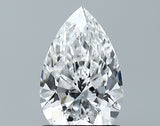 Lab-Grown 1.18 Carat Pear Shape Diamond color D Clarity VS1, precious stones, engagement diamonds