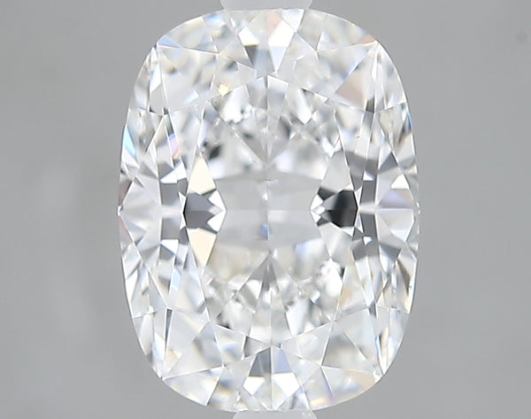 Lab-Grown 2.03 Carat Cushion Modified Brilliant Cut Diamond color D Clarity VVS2, precious stones, engagement diamonds