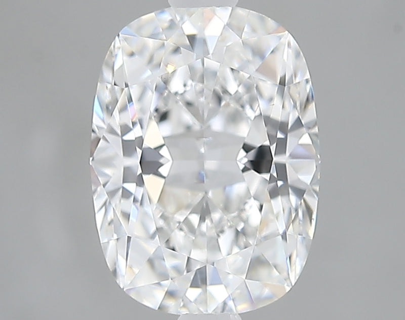 Lab-Grown 2.03 Carat Cushion Modified Brilliant Cut Diamond color D Clarity VVS2, precious stones, engagement diamonds