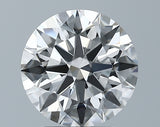 Lab-Grown 3.14 Carat Round Brilliant Diamond color E Clarity VS1 With GIA Certificate, precious stones, engagement diamonds