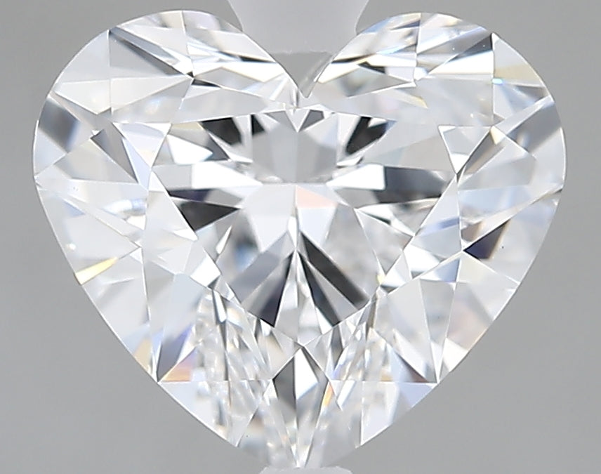 Lab-Grown 2.66 Carat Heart Shape Diamond color D Clarity VVS2 With GIA Certificate, precious stones, engagement diamonds