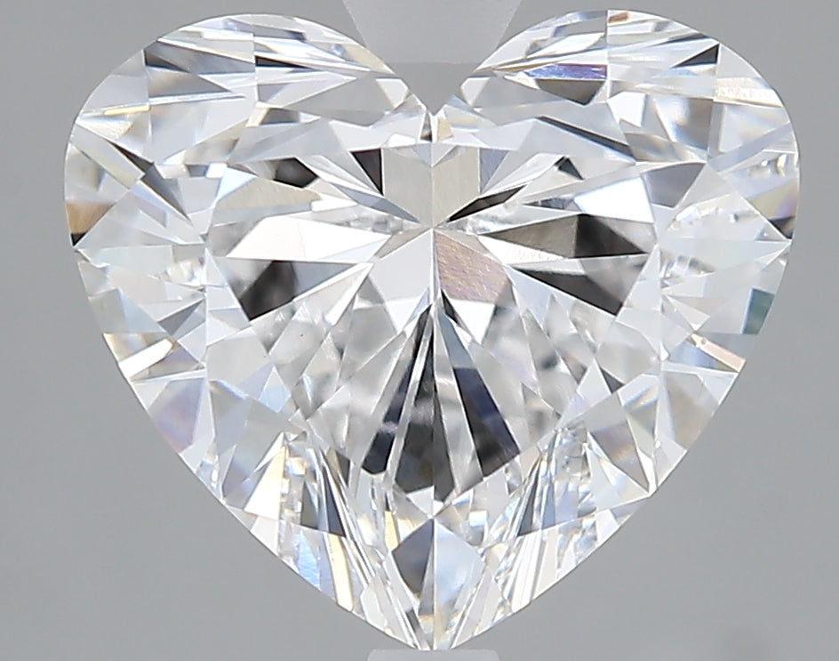 Lab-Grown 3.74 Carat Heart Shape Diamond color E Clarity VVS2 With GIA Certificate, precious stones, engagement diamonds