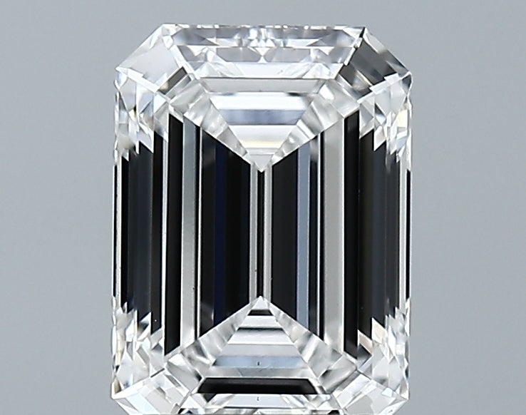 Lab-Grown 2.03 Carat Emerald Cut Diamond color E Clarity VS1, precious stones, engagement diamonds