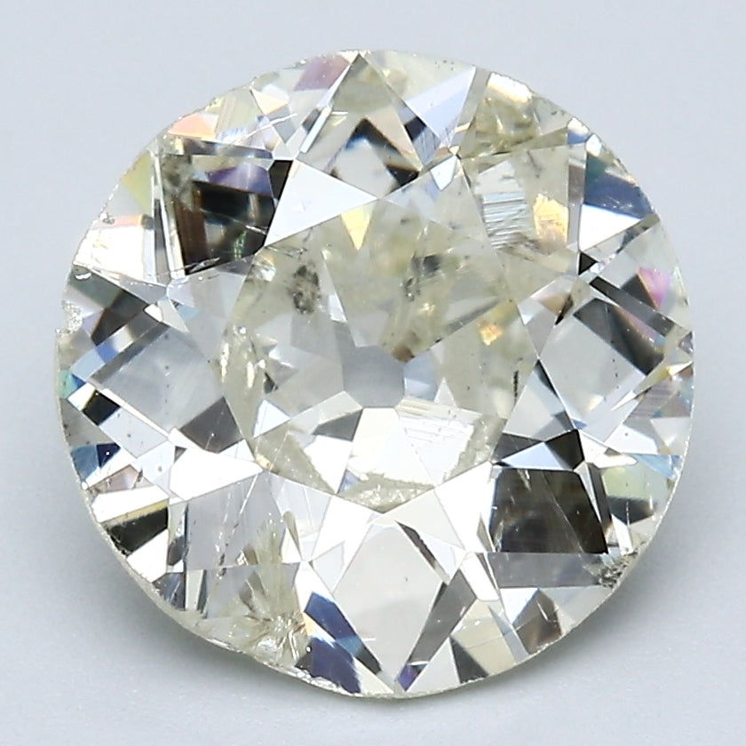 3.26 Carat Old European Cut Estate Natural Mined Diamond M Color I1 Clarity With GIA Certificate, natural diamonds, precious stones, engagement diamonds