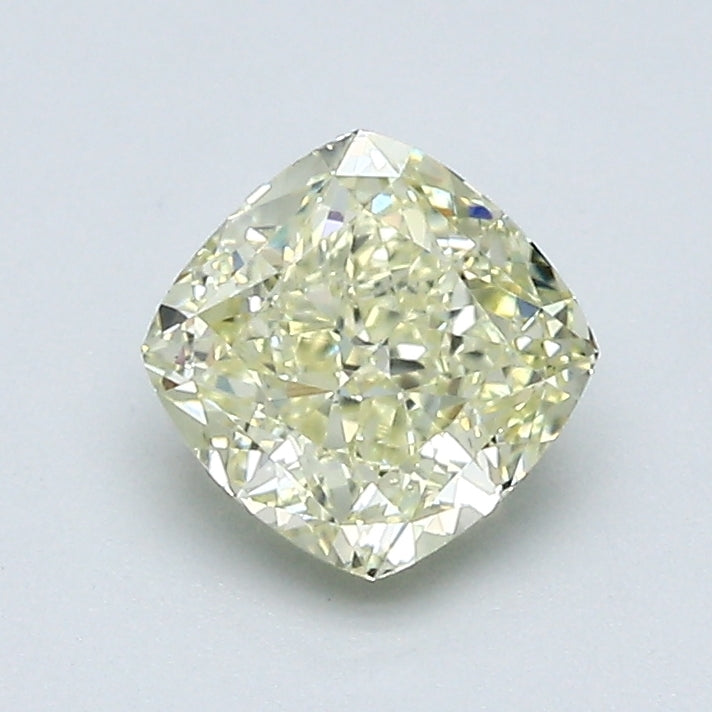 1.01 Carat Cushion Brilliant Natural Mined Diamond Fancy Light  Yellow Color VS1 Clarity With GIA Certificate, natural diamonds, precious stones, engagement diamonds