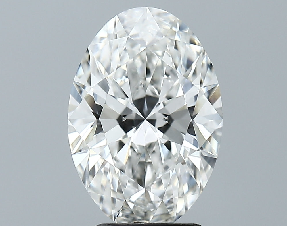 Lab-Grown 2.82 Carat Oval Shape Diamond color F Clarity VVS2, precious stones, engagement diamonds