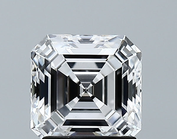 Lab-Grown 1.64 Carat Asscher Cut Diamond color D Clarity VVS2 With GIA Certificate, precious stones, engagement diamonds