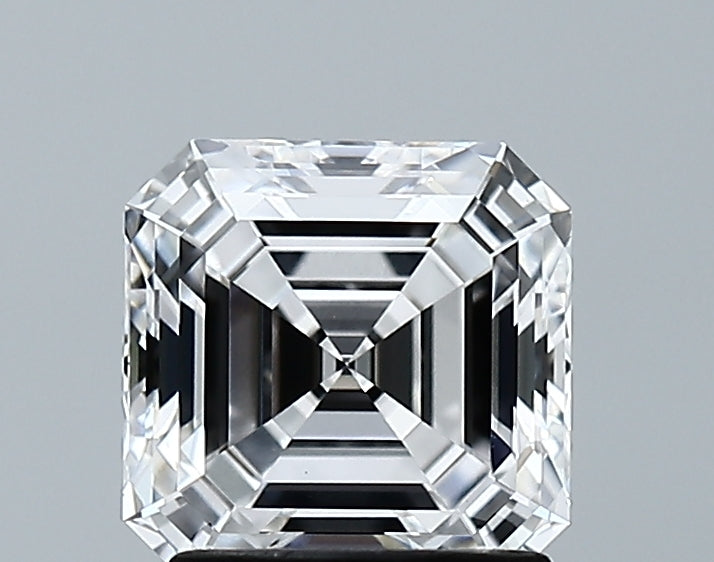 Lab-Grown 1.64 Carat Asscher Cut Diamond color D Clarity VVS2 With GIA Certificate, precious stones, engagement diamonds