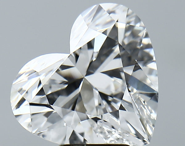 Lab-Grown 5.45 Carat Heart Shape Diamond color F Clarity VS1 With GIA Certificate, precious stones, engagement diamonds