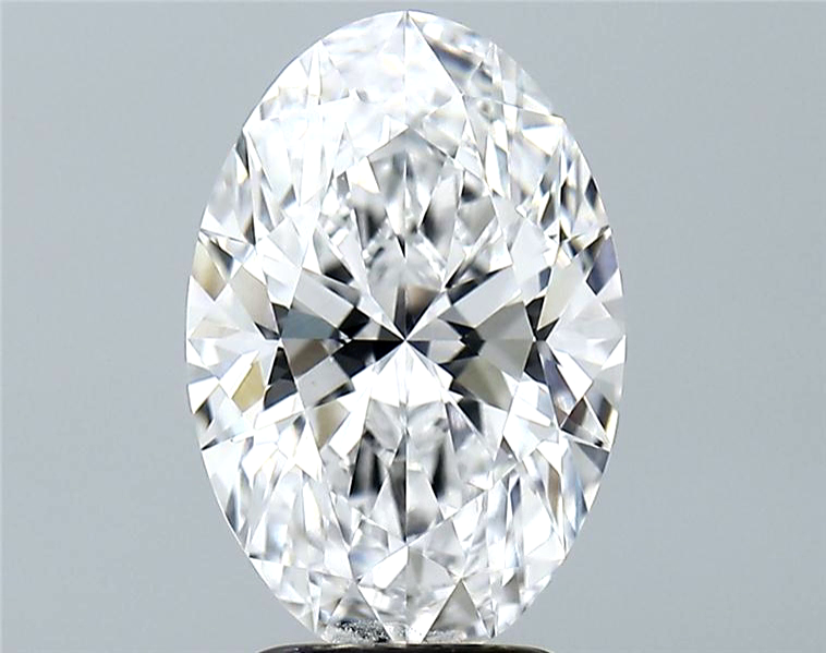 Lab-Grown 2.73 Carat Oval Shape Diamond color D Clarity VVS2 With GIA Certificate, precious stones, engagement diamonds