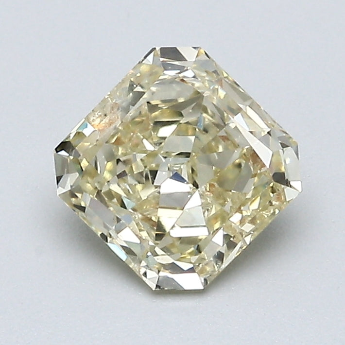 1.07 Carat Radiant Cut Diamond color Fancy Light Brownish Yellow Clarity I2, natural diamonds, precious stones, engagement diamonds