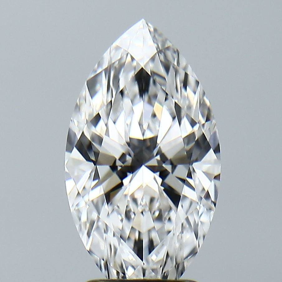 Lab-Grown 2.76 Carat Marquis Shape Diamond color E Clarity VVS2, precious stones, engagement diamonds