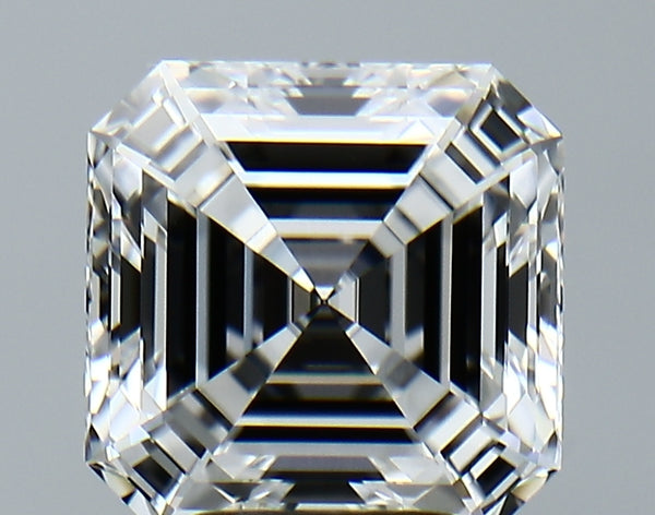 Lab-Grown 4.11 Carat Asscher Cut Diamond color E Clarity VVS2, precious stones, engagement diamonds