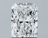 Lab-Grown 1.35 Carat Radiant Cut Diamond color D Clarity VVS2 With GIA Certificate, precious stones, engagement diamonds