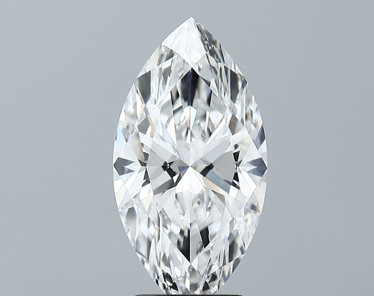 Lab-Grown 2.67 Carat Marquis Shape Diamond color E Clarity VS1 With GIA Certificate, precious stones, engagement diamonds