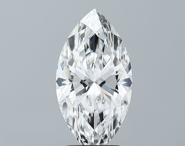 Lab-Grown 2.67 Carat Marquis Shape Diamond color E Clarity VS1 With GIA Certificate, precious stones, engagement diamonds