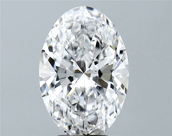 Lab-Grown 3.34 Carat Oval Shape Diamond color D Clarity VS2, precious stones, engagement diamonds