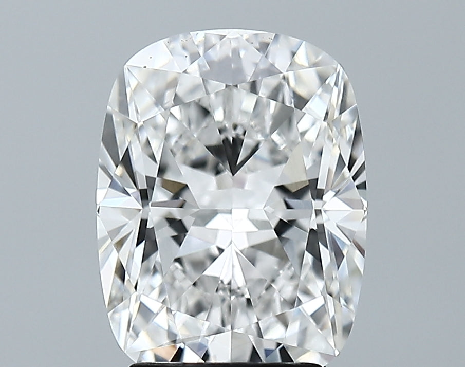 Lab-Grown 3.00 Carat Cushion Modified Brilliant Cut Diamond color E Clarity VVS2 With GIA Certificate, precious stones, engagement diamonds